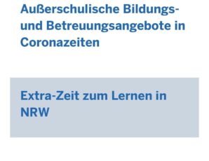 Mittel aus dem Landesprogramm „Extra-Zeit zum Lernen NRW“