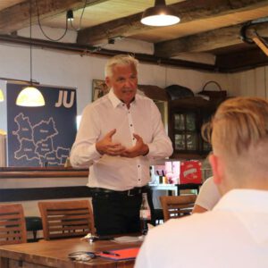 Besuch von Hubert Hüppe, CDU, bei der Kreismitgliederversammlung der Jungen Union Kreis Unna, 17.07.21