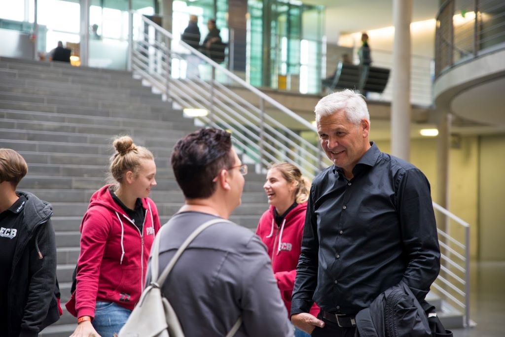 Zu Besuch bei Hubert Hüppe im Deutschen Bundestag