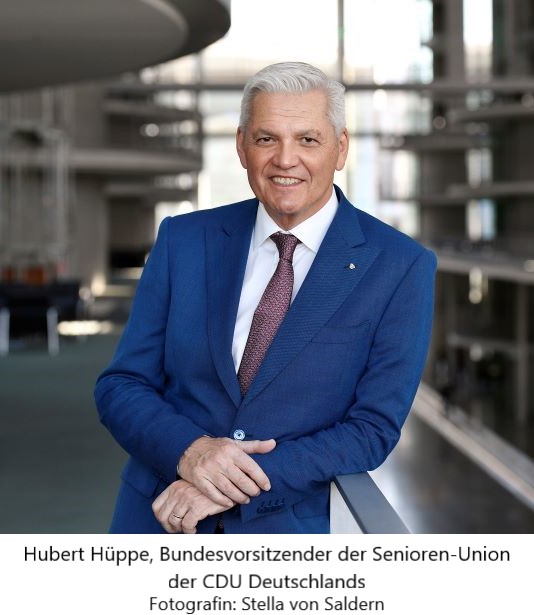 Hubert Hüppe, Bundesvorsitzender der Senioren-Union der CDU Fotografin: Stella von Saldern